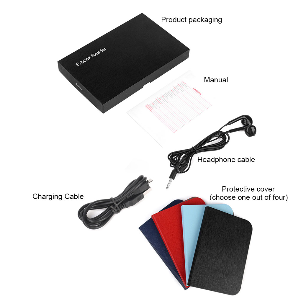 Music Audiobook - E-book Reader with 7-inch HD TFT