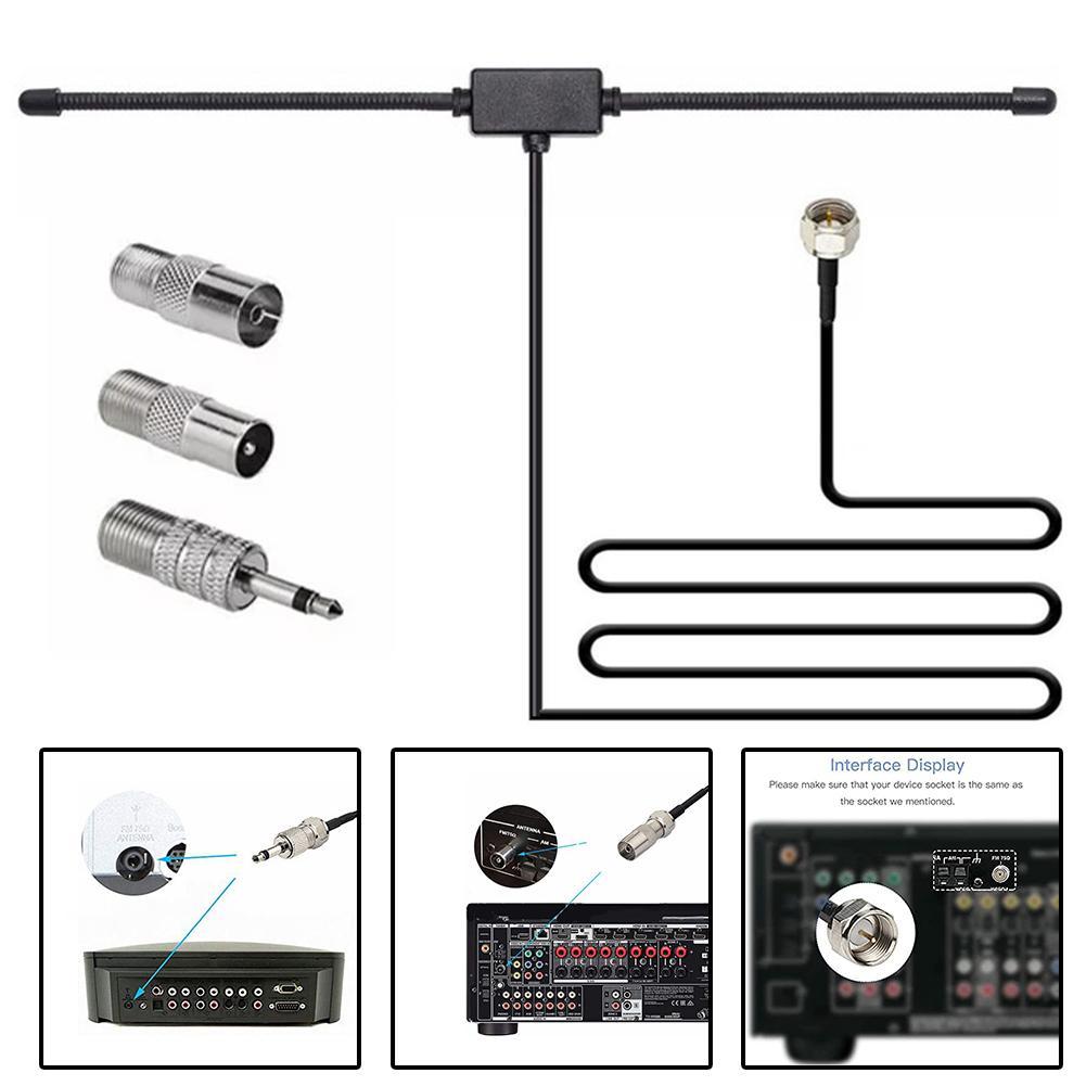 Audio Music System For Home - FM Radio Antenna FM Dipole Antenna