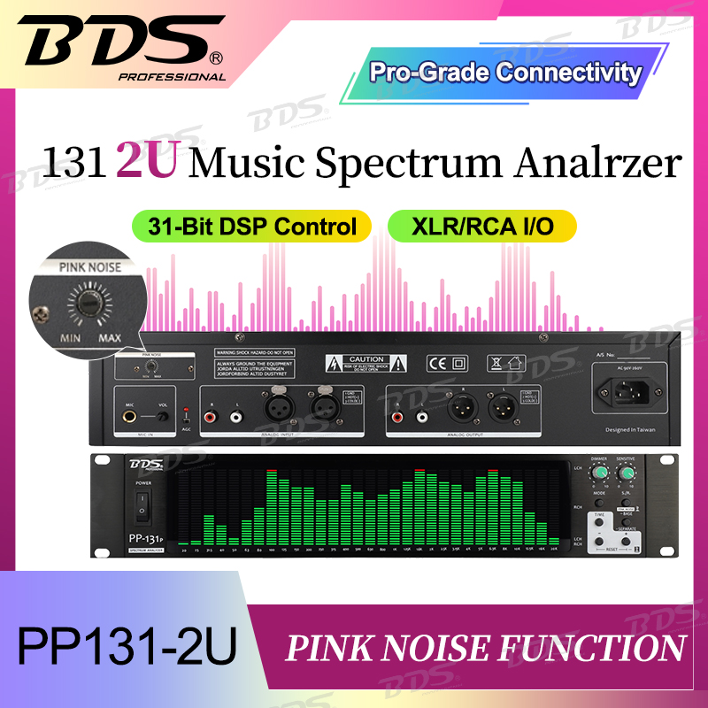 Audio To Music Generator - BDS PP-131P 31-Segment Rackmount Audio Analyzer