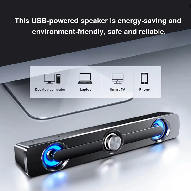 Audio Music System For Home - Caixa De Som Wired Speaker Soundbar