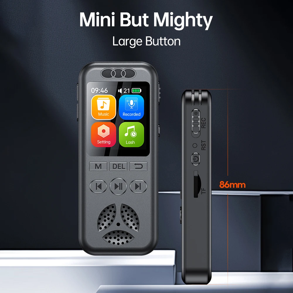 Audio Music File - 16GB Digital Voice Recorder Voice Activated