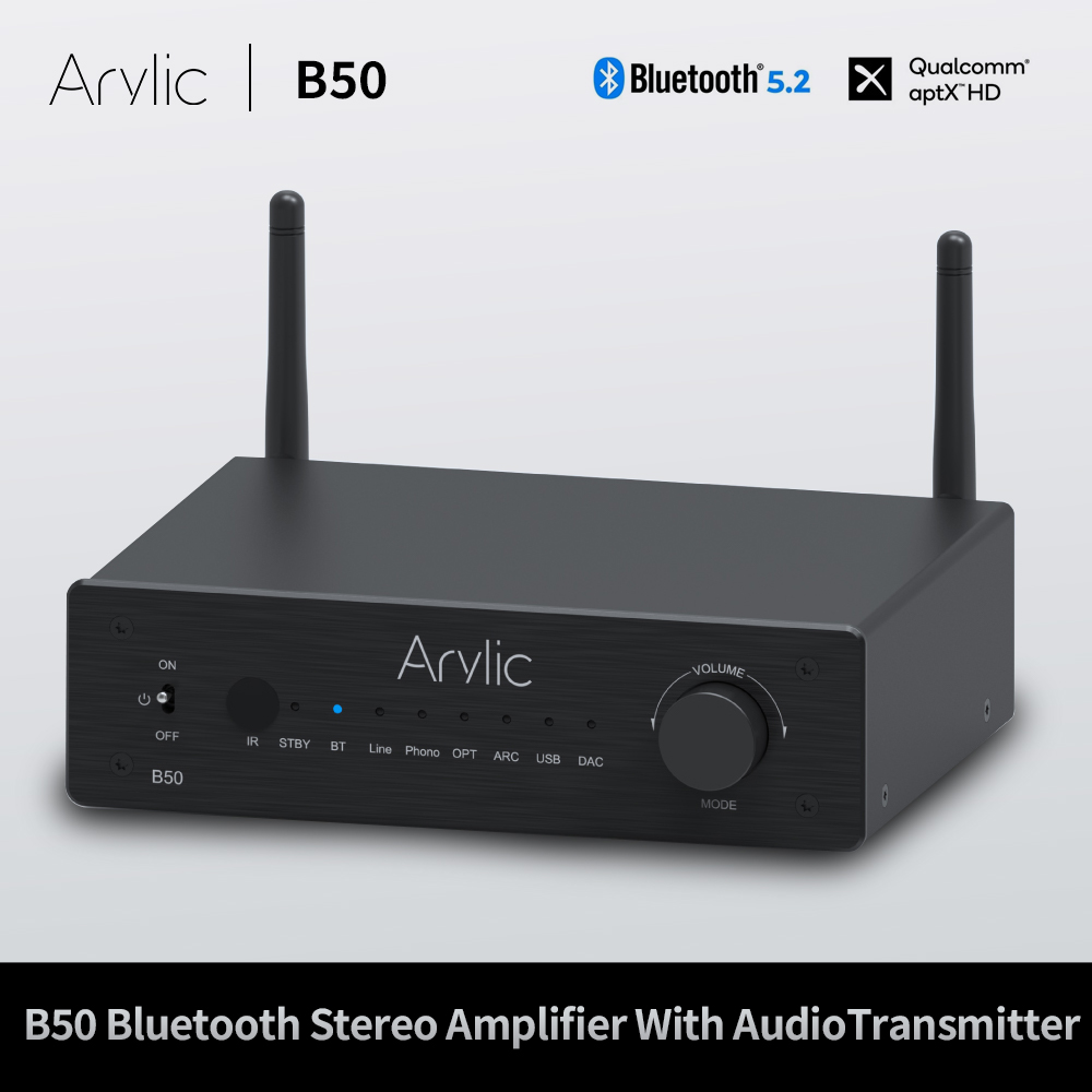 Audio Music System For Home - B50 Bluetooth Stereo Amplifier Audio Transmitter