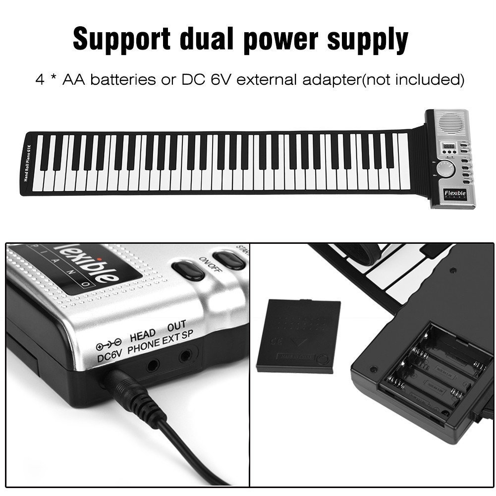 Portable ABS Plastic 61 Keys F - đánh giá và giá Keyboard Piano 61 Key