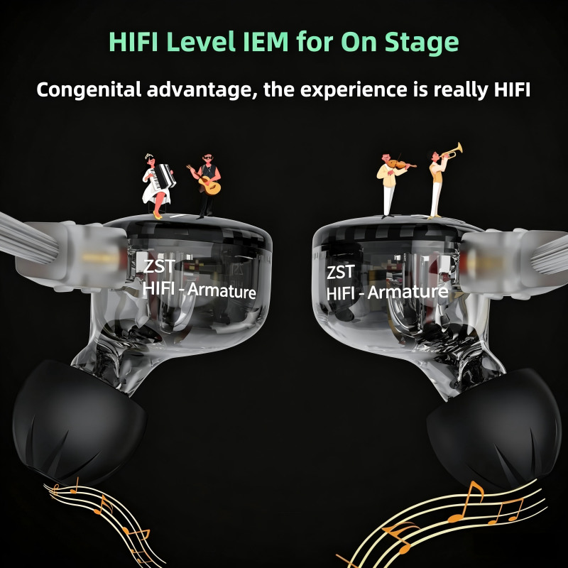 YINYOO KZ-ZST Colorful Hybrid  - đánh giá và giá In Ear Monitor Iem