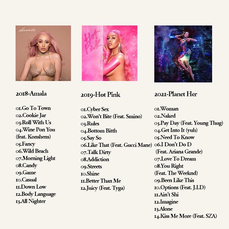 Doja Cat 6CD Music Album Colle - đánh giá và giá Audio To Music