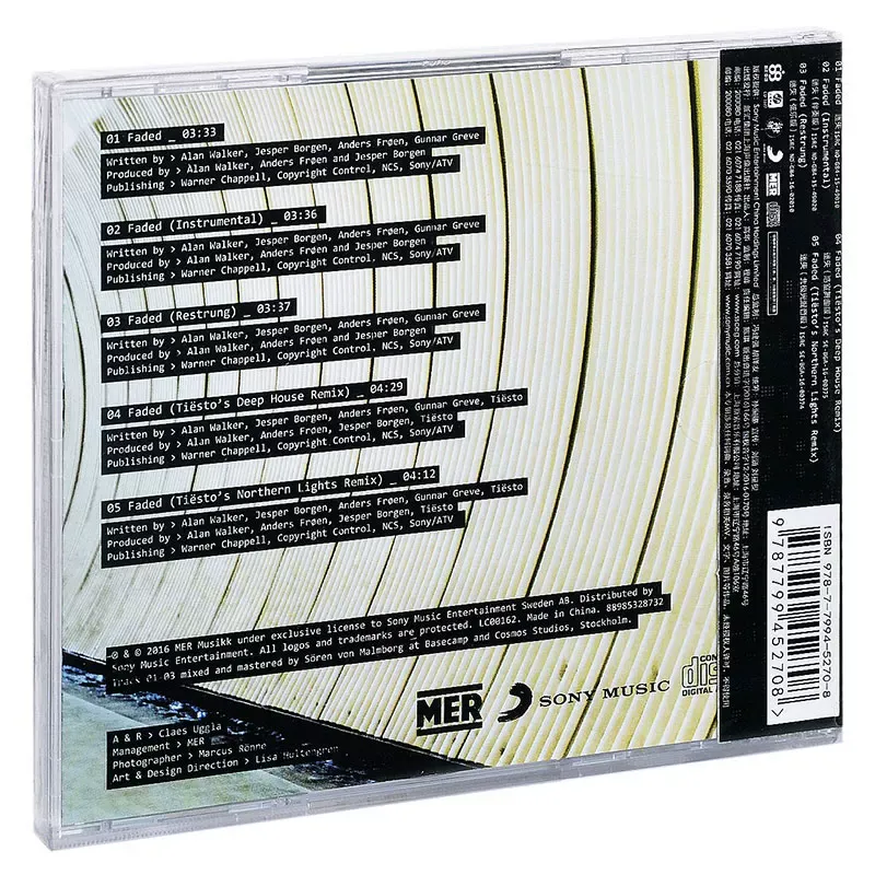 for Alan Walker Lost CD Album  - đánh giá và giá Audio To Music