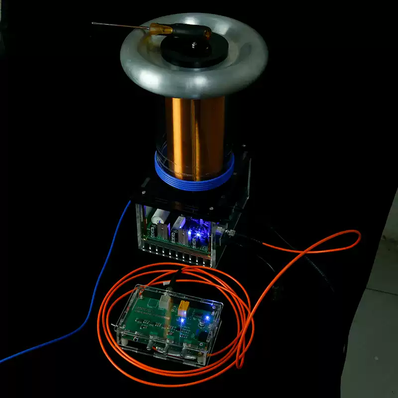 Tesla Coil 220V Portable 1.5kg - đánh giá và giá Audio To Music Generator