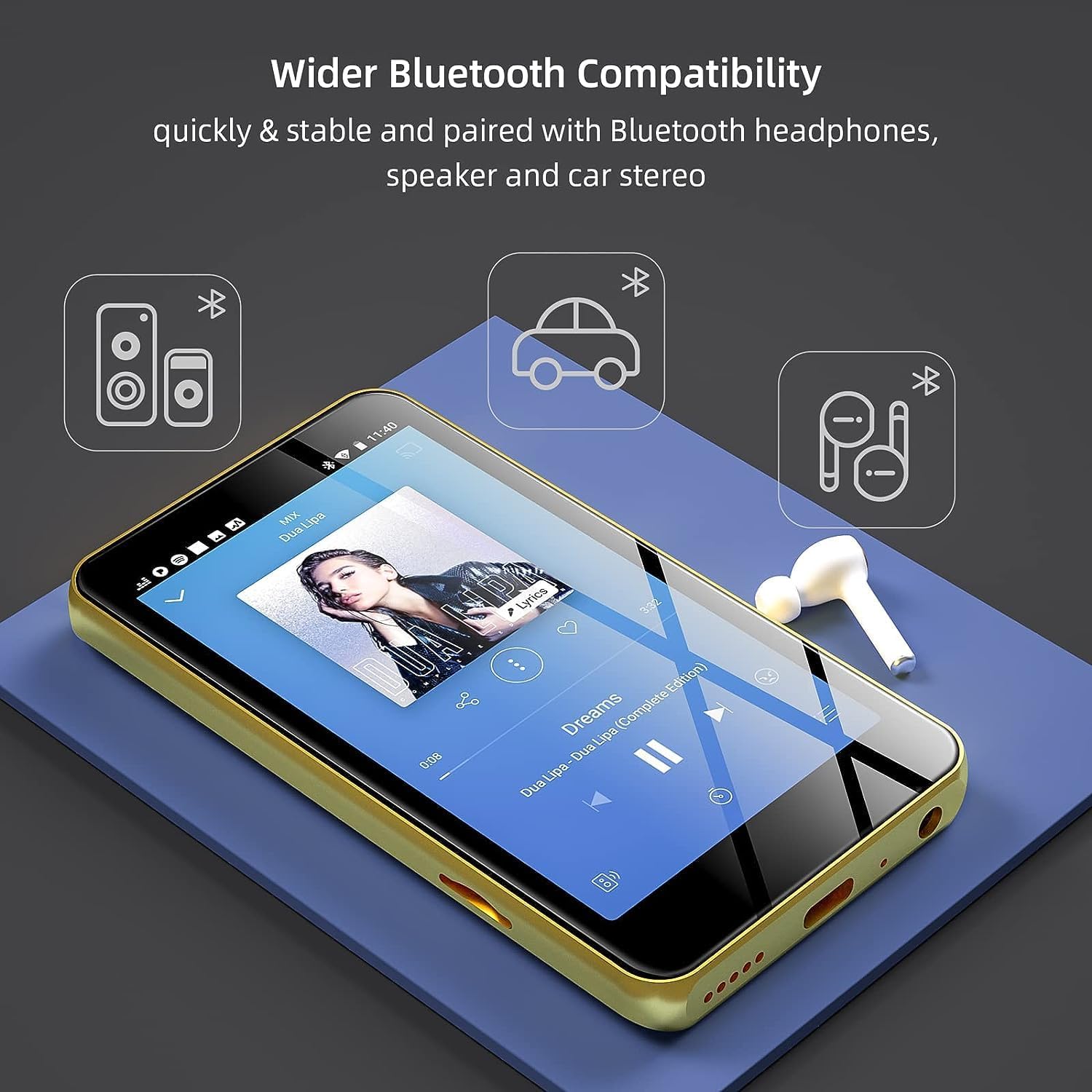 Reproductor MP4/MP3 Player Blu - đánh giá và giá Music Audiobook
