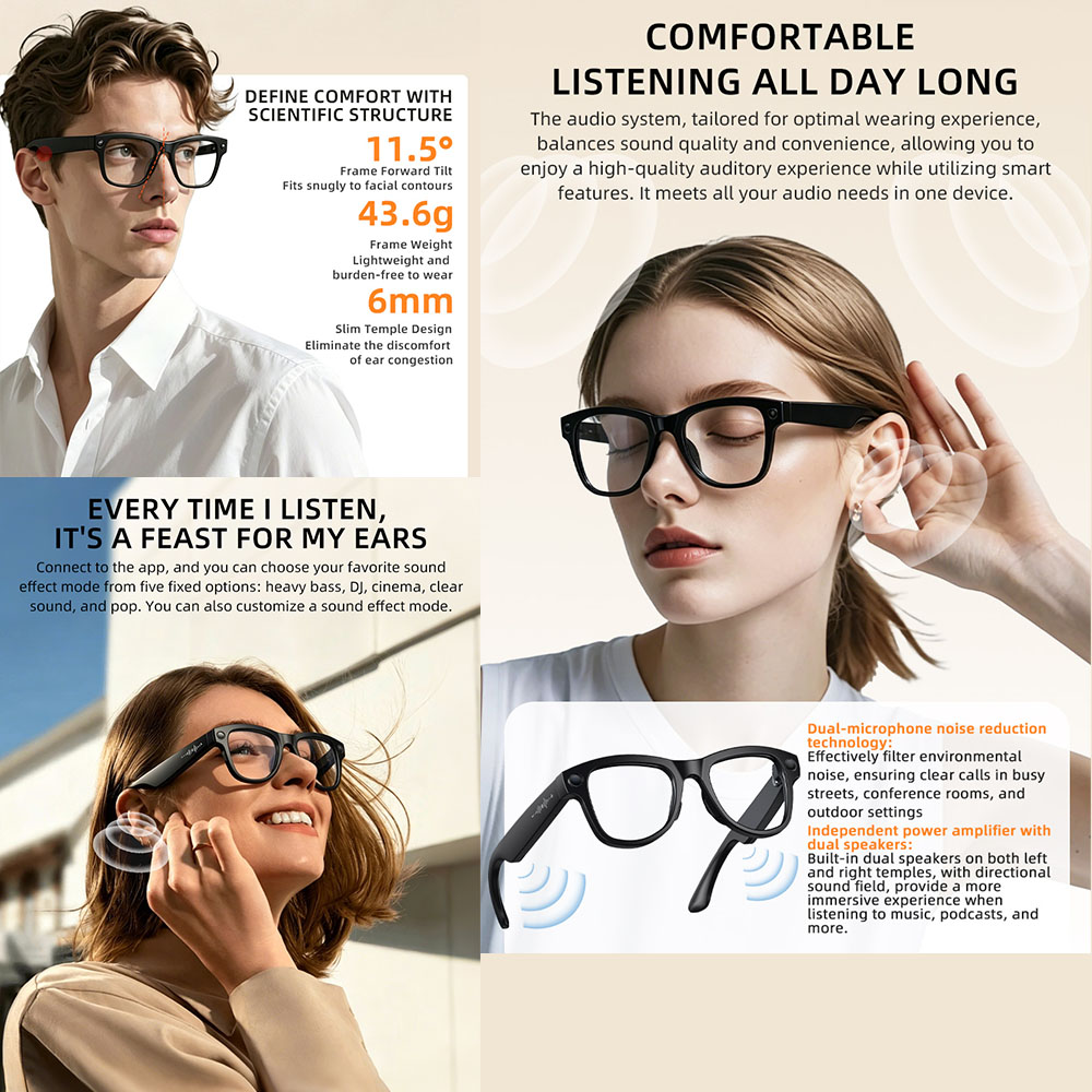 2026 AI Smart Glasses with Cam - đánh giá và giá Audio Music Recognition