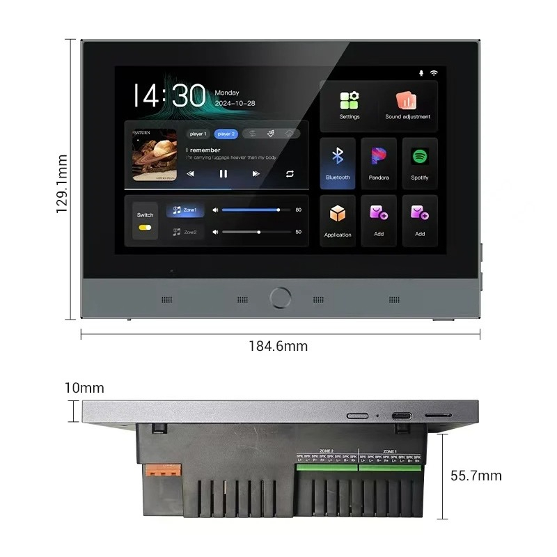 Touch Screen Remote Control Wi - đánh giá và giá Audio Music System For Home