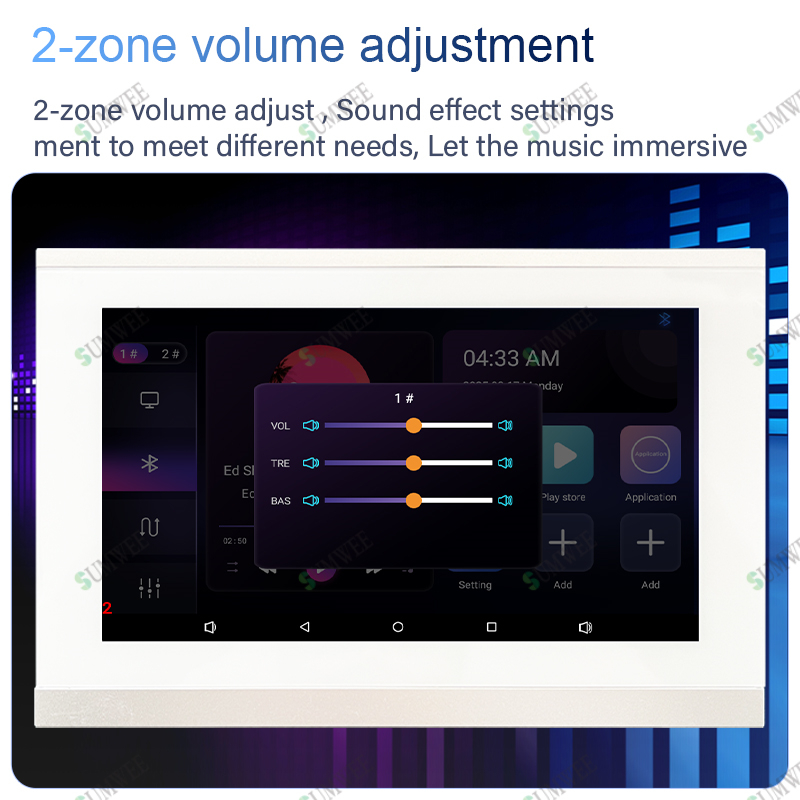 7 Inch Touch Screen 2 Zone Sma - đánh giá và giá Audio Music Background Free