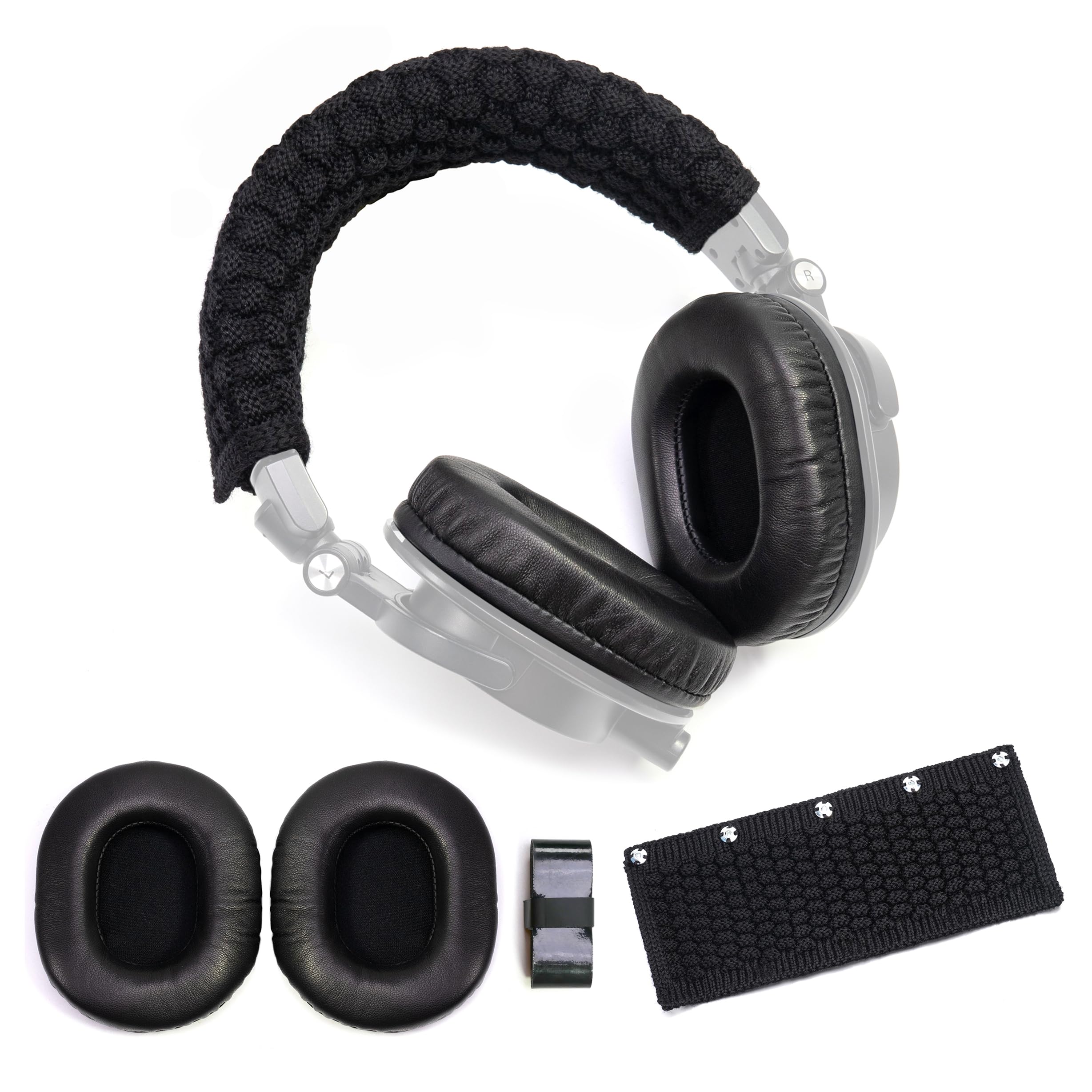 Lambskin Ear Pads Wool Headban - đánh giá và giá Audio Technica Headphone Ath-M20X