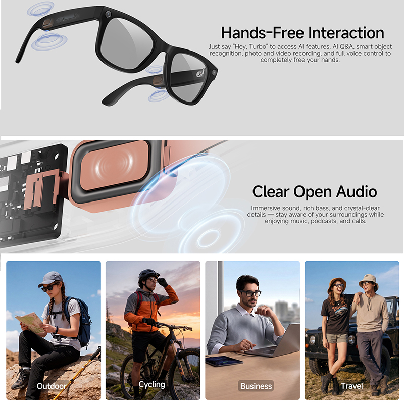 New Smart Glasses Intelligent  - đánh giá và giá Audio Music Recognition