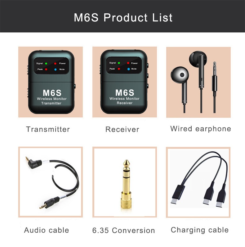 2.4G Stereo Wireless In-Ear Mo - đánh giá và giá In Ear Monitor Iem