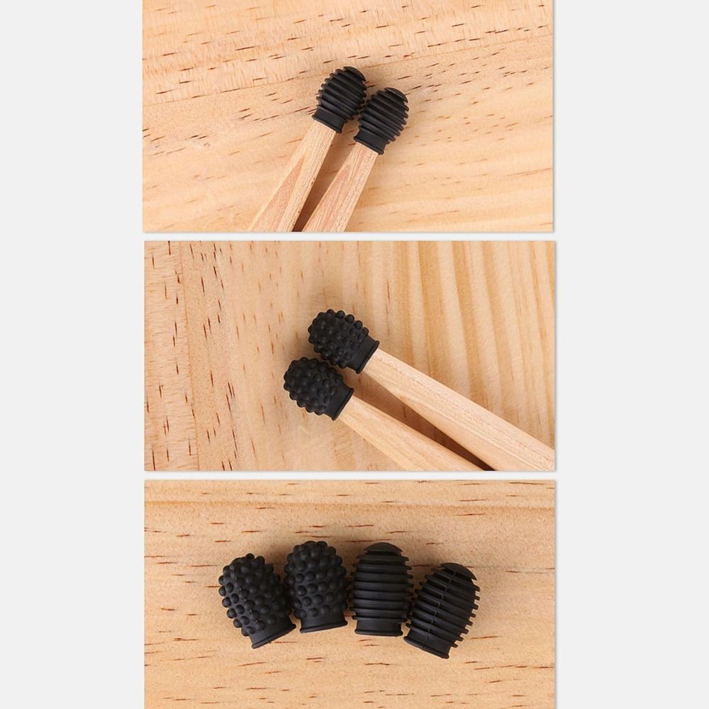 2Pcs Silicone Drum Mute Weaken - đánh giá và giá Drum Stick 5A
