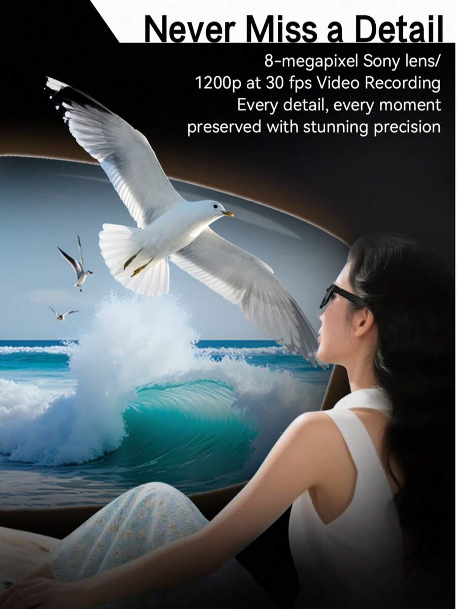 AI Smart Glasses With 8MP HD C - đánh giá và giá Audio Music Recognition