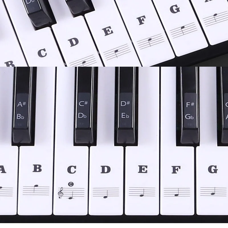 1PC Piano Training Stickers Fo - đánh giá và giá Keyboard Piano 61 Key