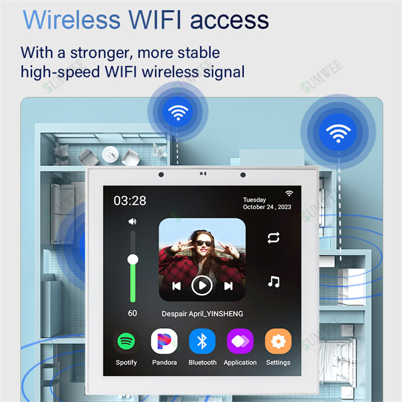 Home WIFI Smart Audio Wall Amp - đánh giá và giá Audio Music System For Home