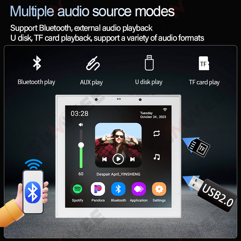 Home WIFI Smart Audio Wall Amp - đánh giá và giá Audio Music System For Home