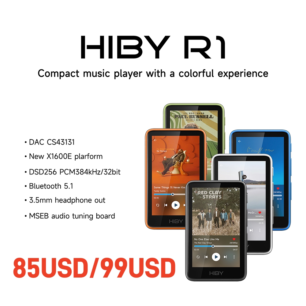 HiBy R1 Haibei Lossless Music  - đánh giá và giá Music Audiobook
