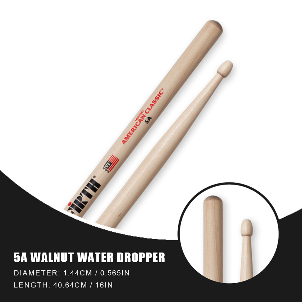 1-5Pair Drumsticks 5A/7A Hicko - đánh giá và giá Drum Stick 5A
