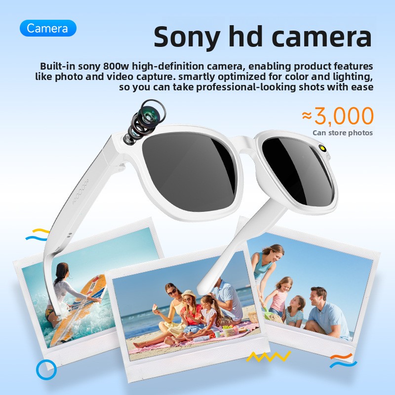 New 2026 H03 Smart Glasses 8MP - đánh giá và giá Audio Music Recognition