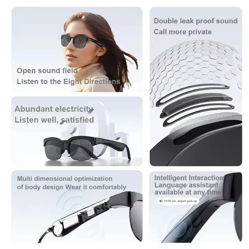 Lenovo AI Smart Glasses 1800W  - đánh giá và giá Audio To Music