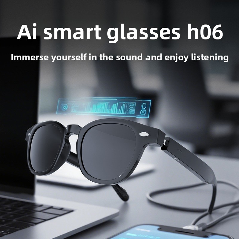 H06 Smart Glasses AI Real Time - đánh giá và giá Audio Music Recognition