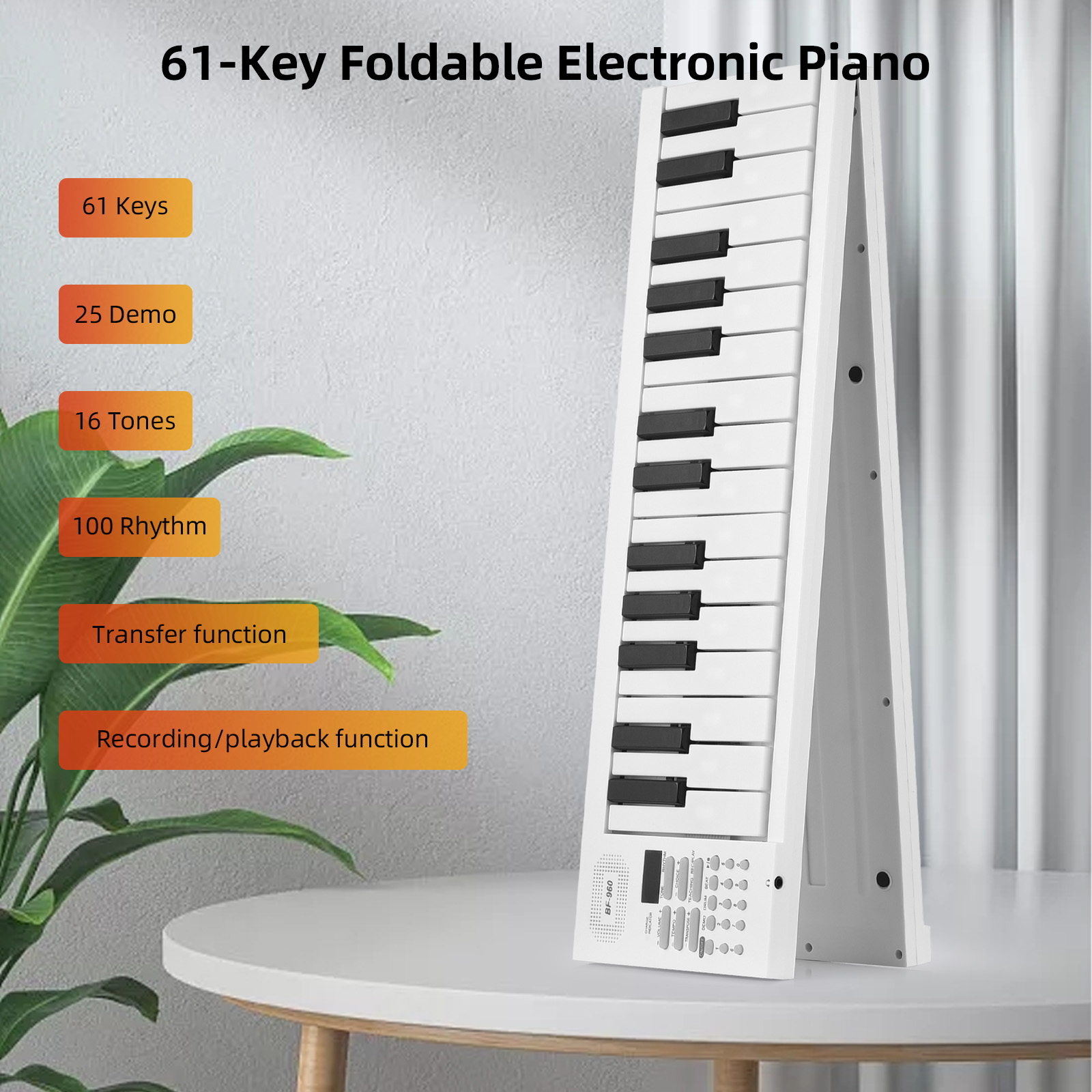 61-Key Foldable Electronic Pia - đánh giá và giá Keyboard Piano 61 Key