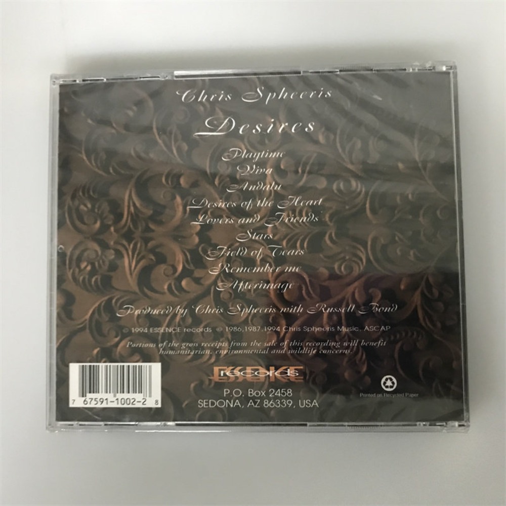 CD 'Desires' Chris Spheeris Mu - đánh giá và giá Audio To Music