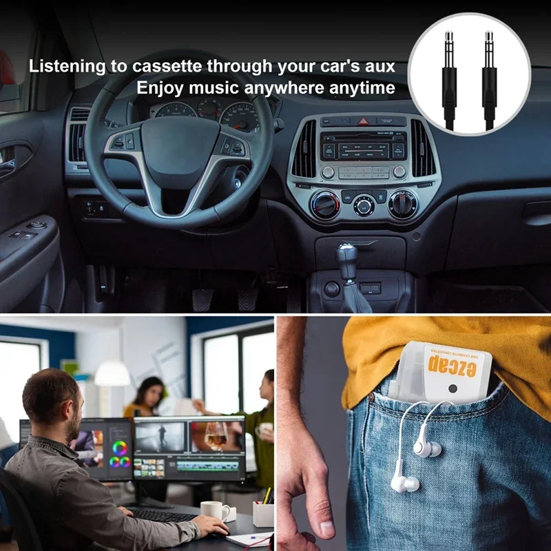 Ezcap 249 USB Cassette Player  - đánh giá và giá Audio Music File