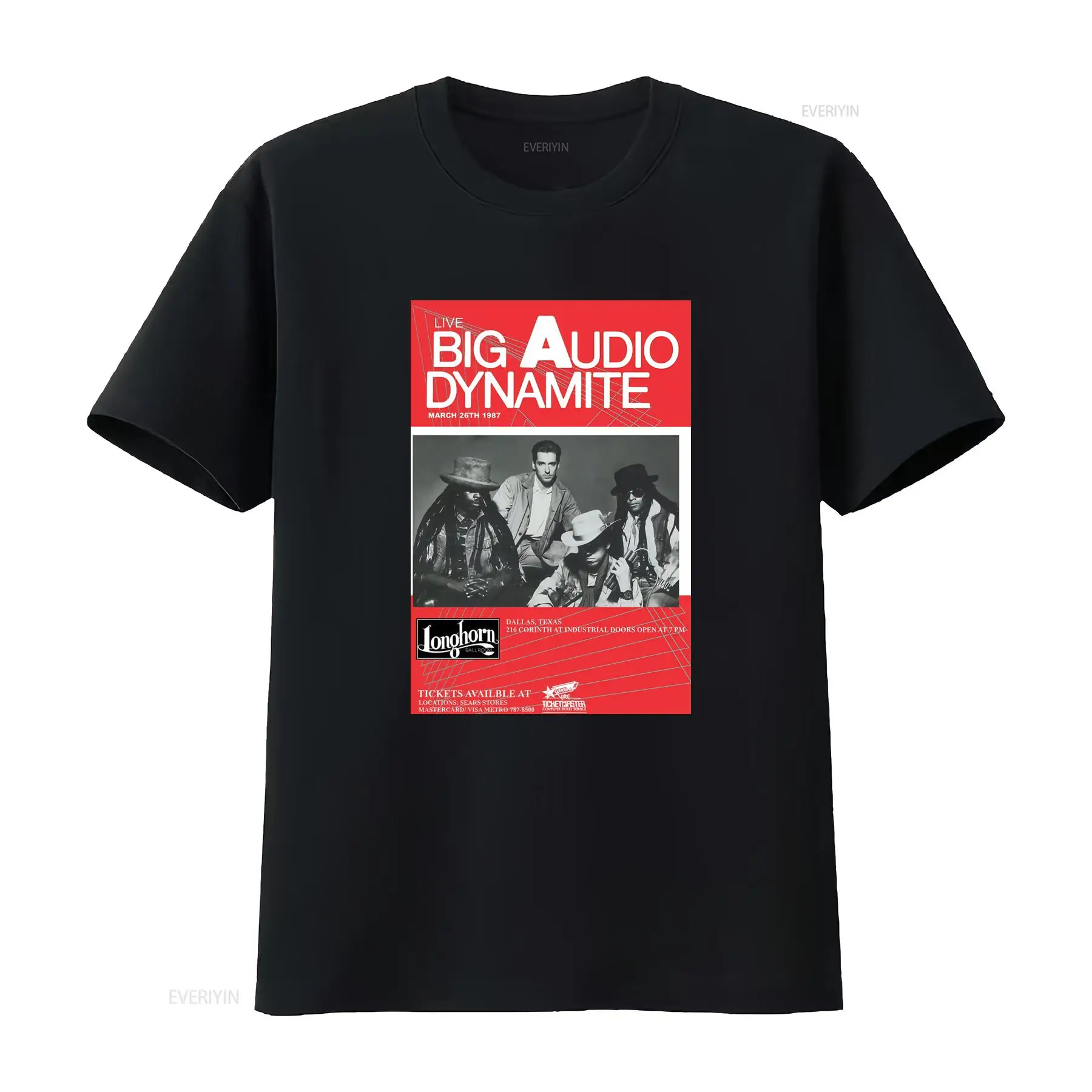 Big Audio Dynamite Logo T Shir - đánh giá và giá Audio Music Logo