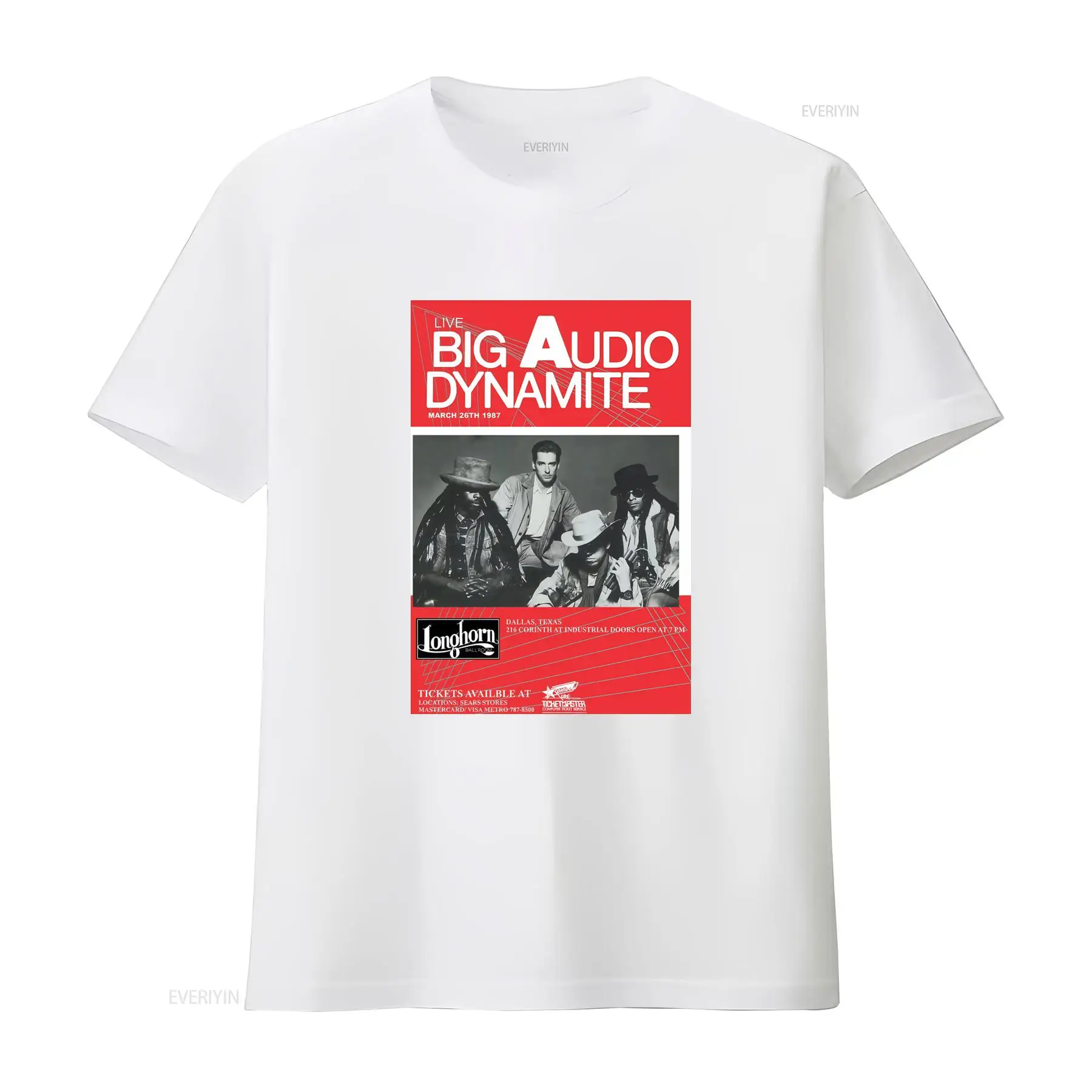 Big Audio Dynamite Logo T Shir - đánh giá và giá Audio Music Logo